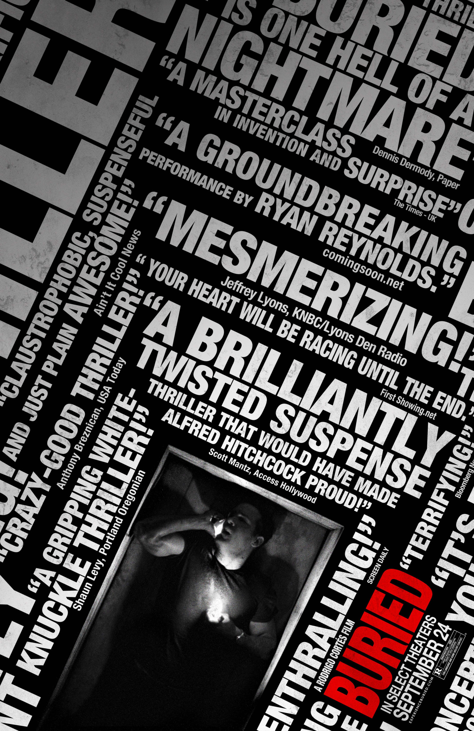 Poster de la película "Buried (Enterrado)"