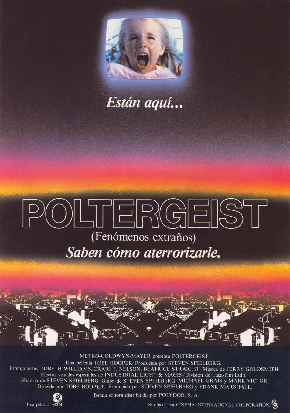 Poster de la película "Poltergeist (Fenómenos extraños)"
