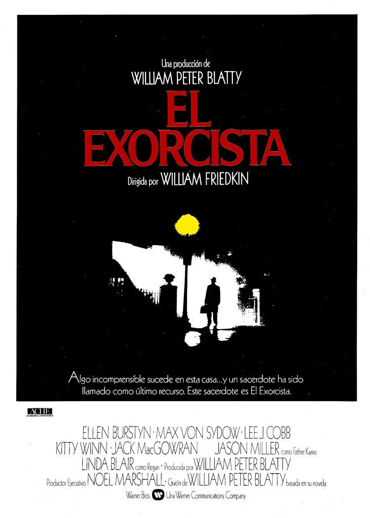 Poster de la película "El exorcista"