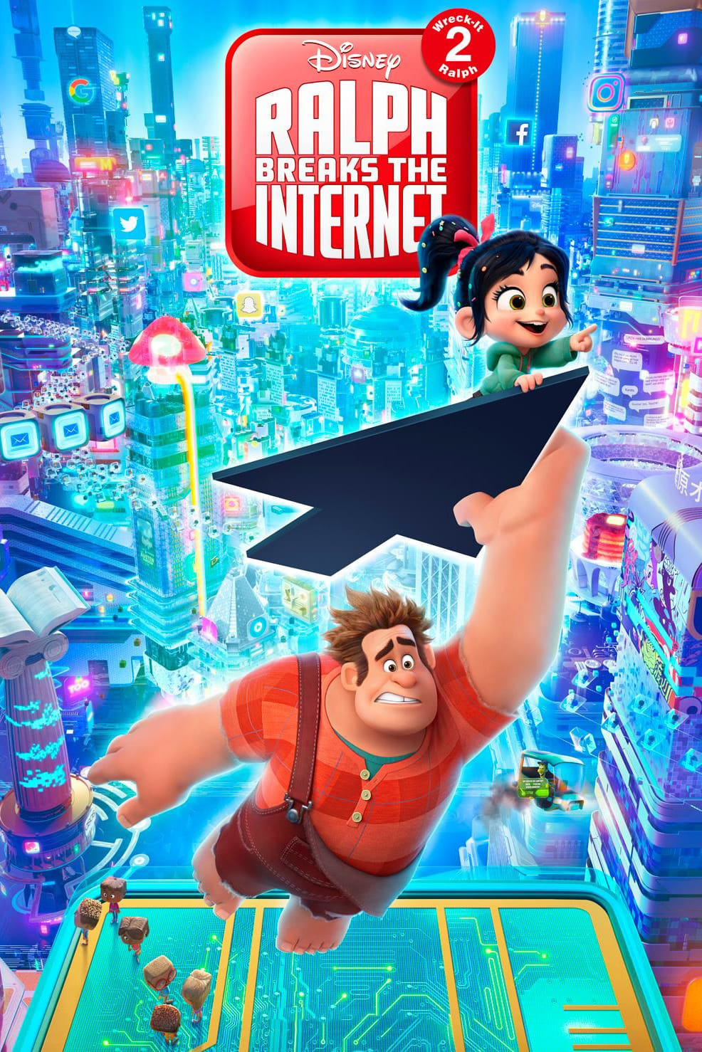 Poster de la película "Ralph rompe Internet"