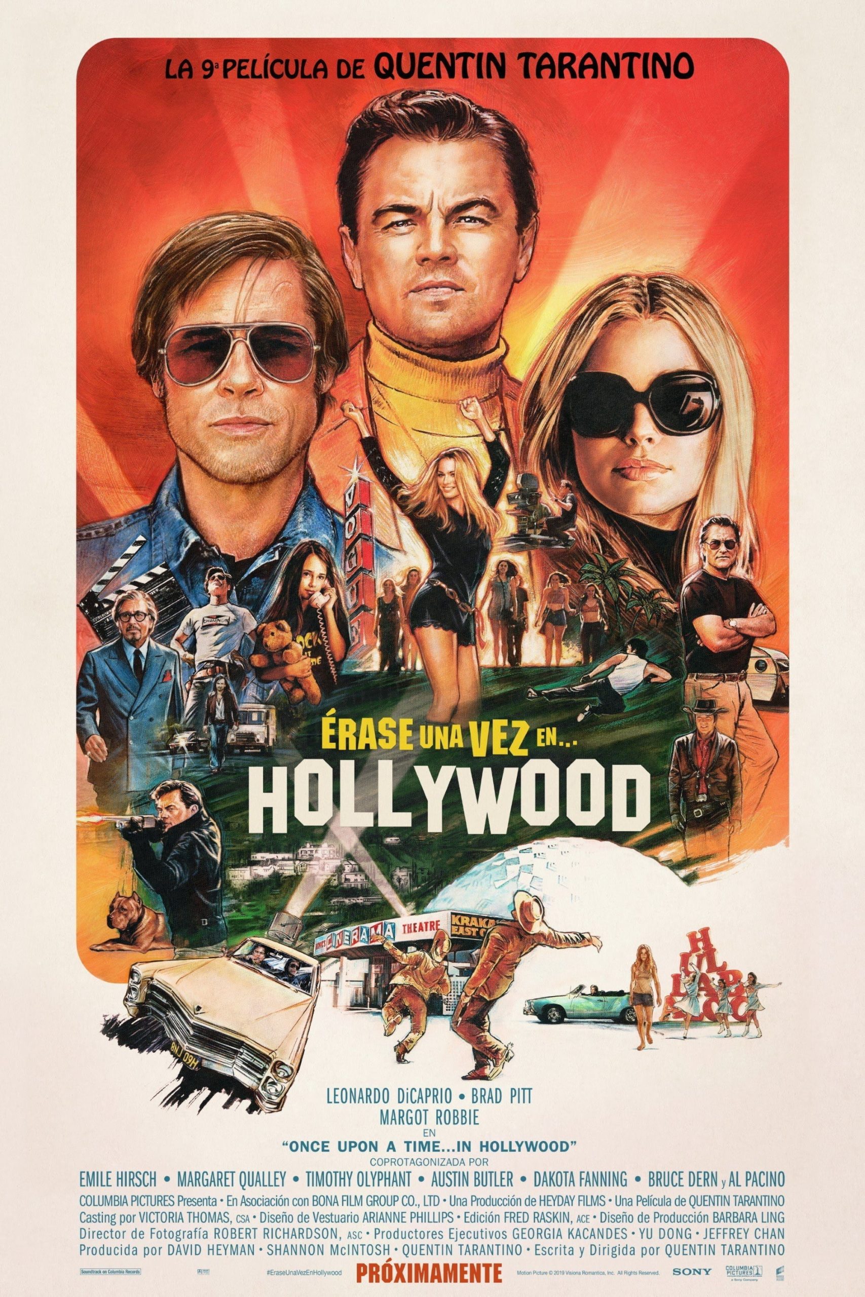 Poster de la película "Once Upon a Time in Hollywood"