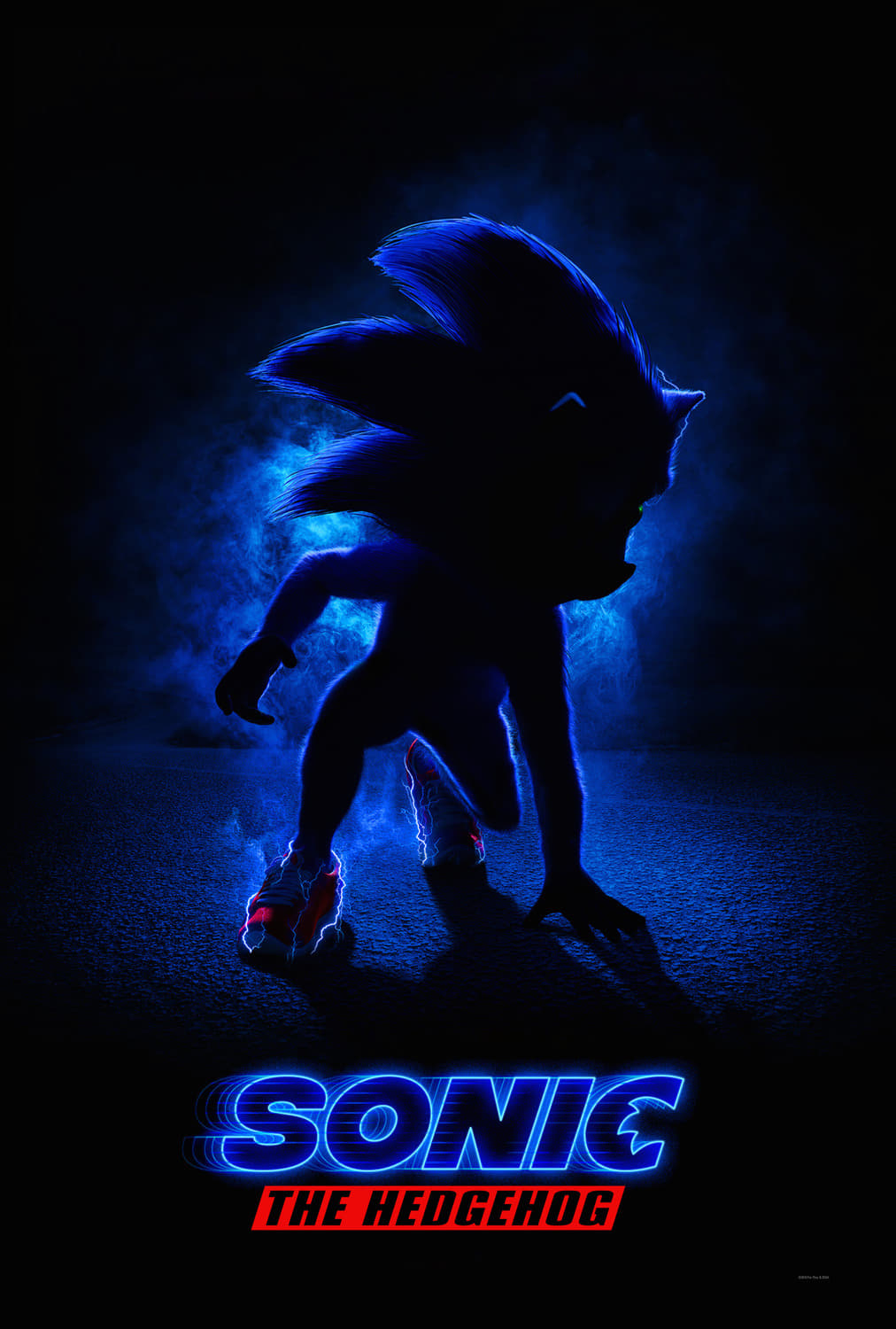 Poster de la película "Sonic El Erizo"